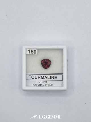 tormalina 3.01ct rosso triangolare