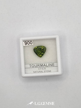 tormalina 6.33ct verde cuore