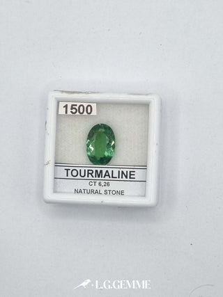 tormalina 6.26ct verde ovale