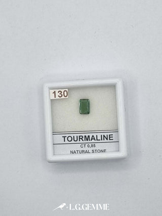 tormalina 0.85ct verde rettangolare