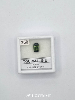 tormalina 2.69ct verde rettangolare