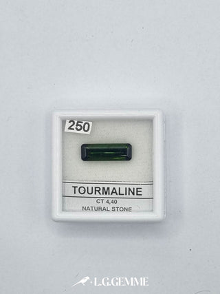 tormalina 4.40ct verde rettangolare