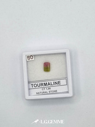 tormalina 1.66ct rosso rettangolare