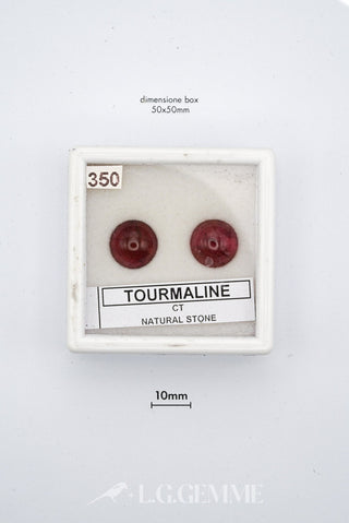 tormalina 1.00ct rosso esagonale