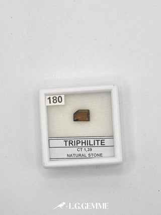 trifilite 1.39ct marrone rettangolare