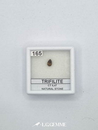 trifilite 0.47ct trasparente goccia