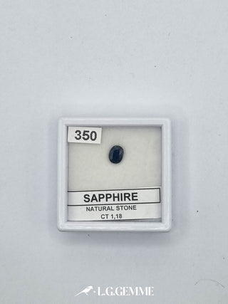 zaffiro 1.18ct blu ovale