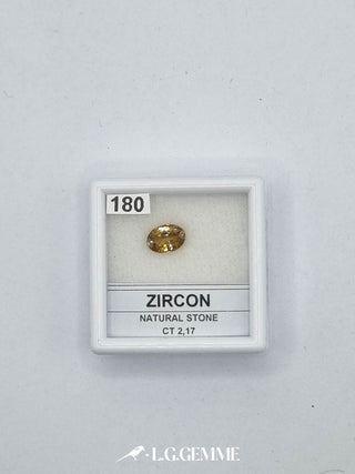zircone 2.17ct giallo ovale