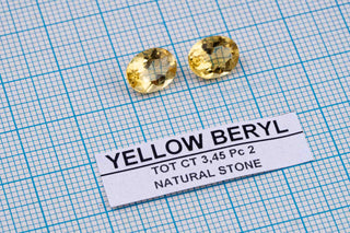 Heliodor (pair) 3.45CT