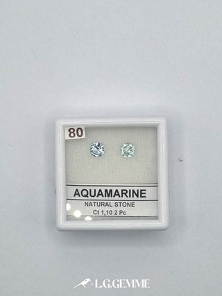 acquamarina 1.10ct trasparente ovale