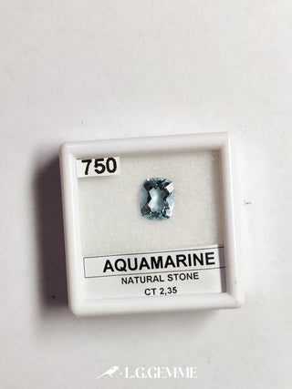 acquamarina 2.35ct trasparente ovale