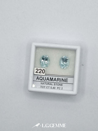 acquamarina 5.40ct trasparente ovale