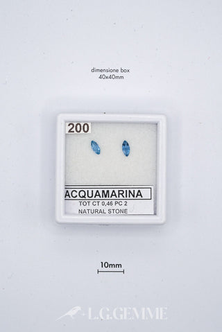 acquamarina 0.46ct blu marquise