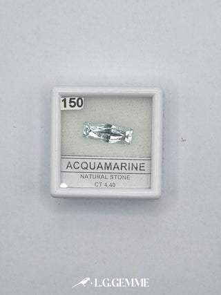 acquamarina 4.40ct trasparente ovale
