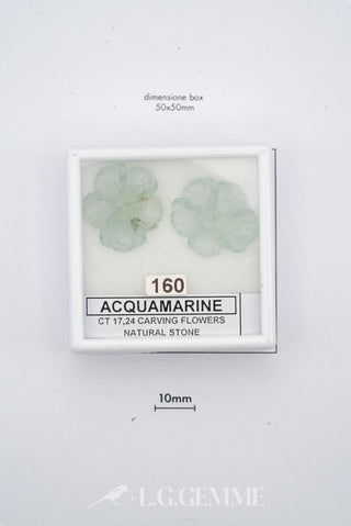 acquamarina 17.24ct blu forma libera