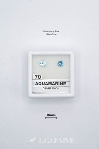 acquamarina 0.70ct blu rettangolare