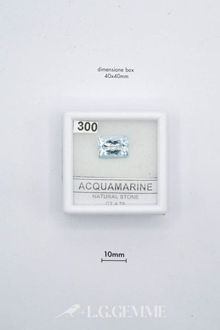 acquamarina 4.78ct blu ovale