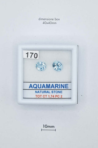 Acquamarina 1,74 carati Ovale gemma preziosa