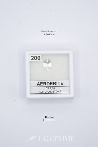 aerderite 2.10ct trasparente ovale