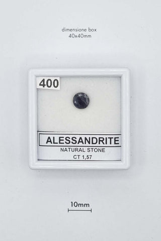 Alessandrite 1,57 carati Tonda gemma preziosa