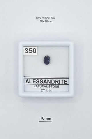 Alessandrite 1,14 carati Ovale gemma preziosa