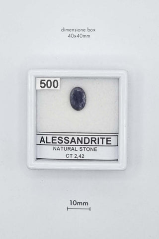 Alessandrite 2,42 carati Ovale gemma preziosa