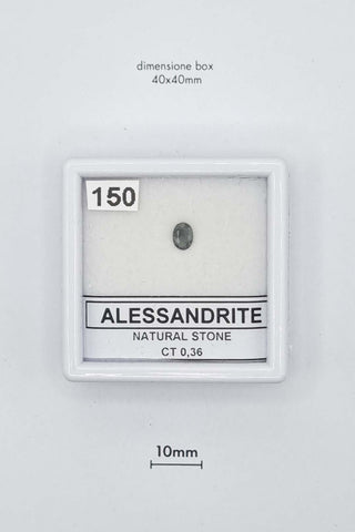 Alessandrite 0,36 carati Ovale gemma preziosa