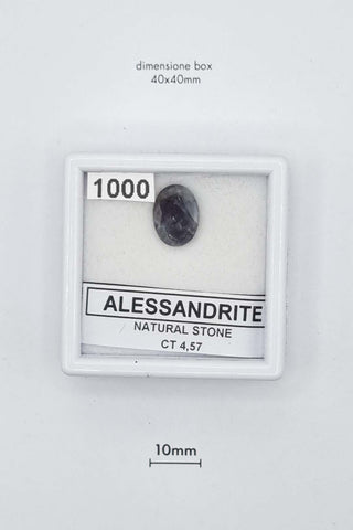 Alessandrite 4,57 carati Ovale gemma preziosa