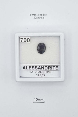 Alessandrite 2,74 carati Ovale gemma preziosa