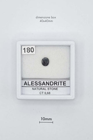 Alessandrite 0,68 carati Ovale gemma preziosa