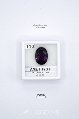 ametista 12.30ct viola ovale