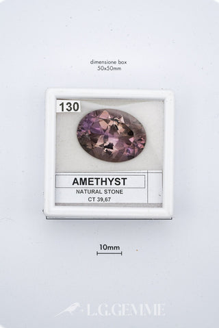ametista 39.67ct viola ovale