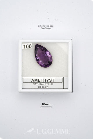 ametista 16.07ct viola pera