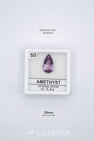 ametista 5.63ct viola pera