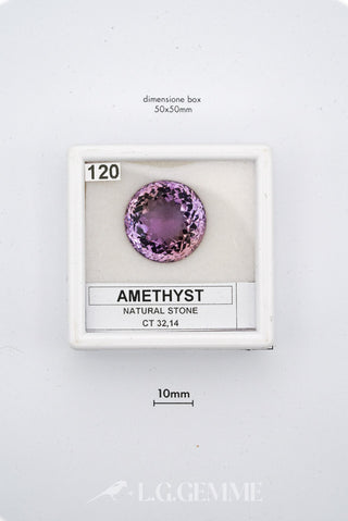 ametista 32.14ct viola ovale