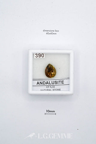 andalusite 5.32ct giallo pera
