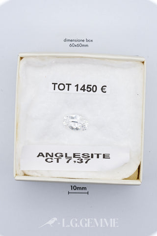Anglesite 7,37 carati Ovale gemma preziosa