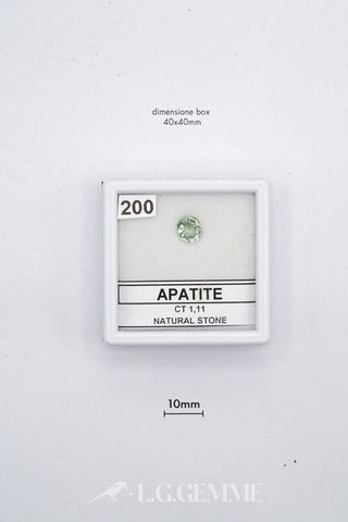 apatite 1.11ct verde esagonale