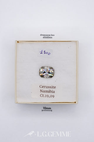 Cerussite 19,09 carati Cuscino gemma preziosa