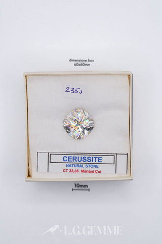 Cerussite 33,35 carati Cuscino gemma preziosa