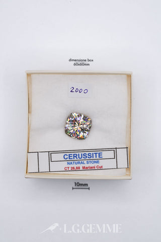 Cerussite 26,88 carati Cuscino gemma preziosa
