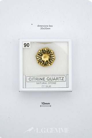citrino 16.45ct giallo ovale