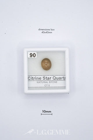 citrino 5.00ct giallo ovale