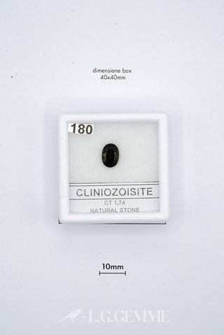 clinozoisite 1.74ct verde ovale