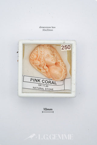 corallo 59.50ct rosa forma libera