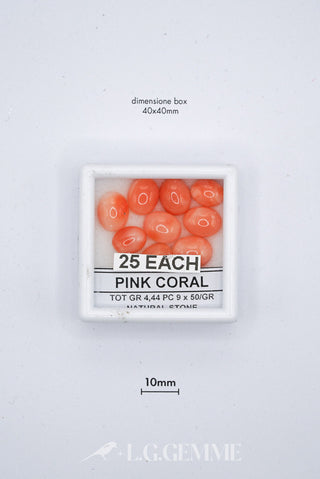 corallo 22.20ct rosa ovale