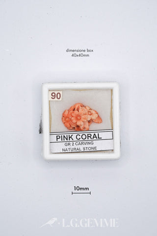 corallo 10.00ct rosa forma libera