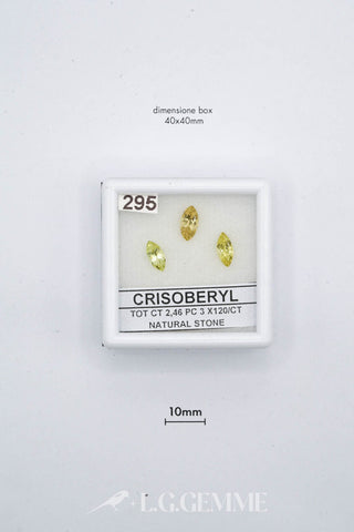 crisoberillo 2.46ct giallo marquise