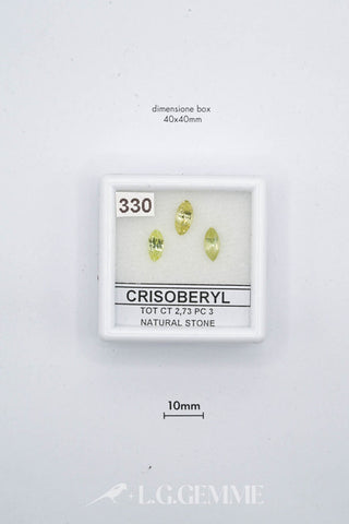 crisoberillo 2.73ct giallo marquise