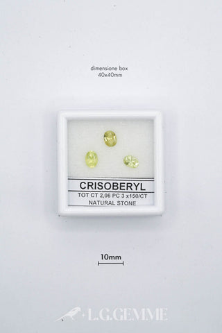 crisoberillo 2.06ct giallo ovale